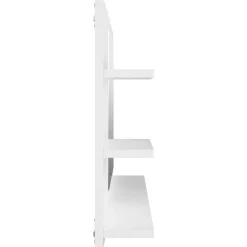 Espejo de baño madera 3 repisas 45x90x10,5 cm
