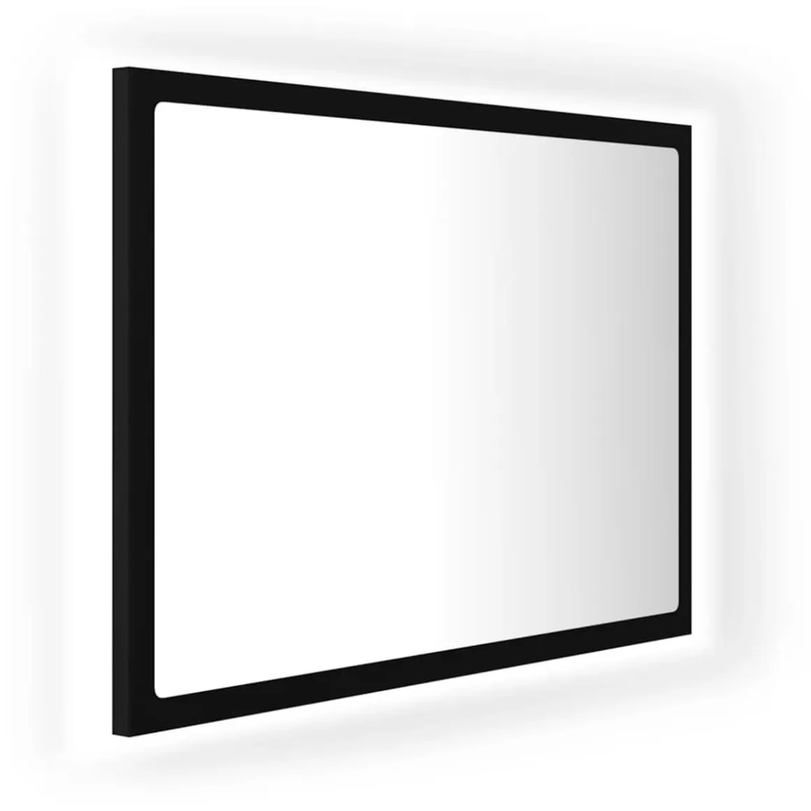 Espejo de baño madera con luces LED 37x60x8,5 cm