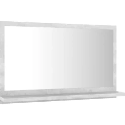 Espejo de baño madera con repisa 37x60x10,5 cm