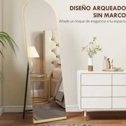 Espejo de cuerpo entero Kube Homcom sin marco 160x50x2,7 cm