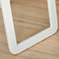 Espejo de cuerpo Timex Homcom con marco de madera blanco 156x37x43 cm