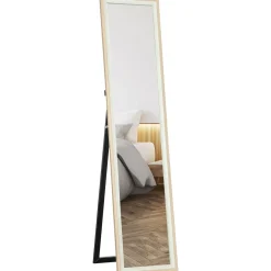 Espejo de pie Lima Homcom con soporte 157x37 cm