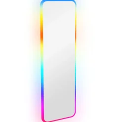 Espejo Defford Homcom luces LED 7 colores RGB 120x40 cm