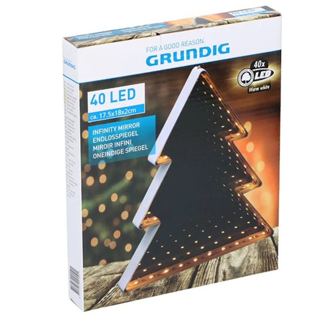 Espejo infinito Pino LED navidad
