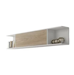 Estante alto Soto 2 compartimentos + armario 35,2x160x27,8 cm