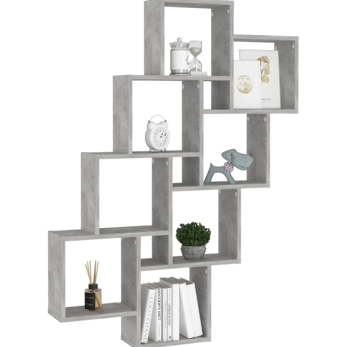 Estante de pared Hinzo 8 cubos 119x90x15 cm