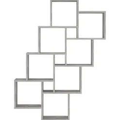 Estante de pared Hinzo 8 cubos 119x90x15 cm