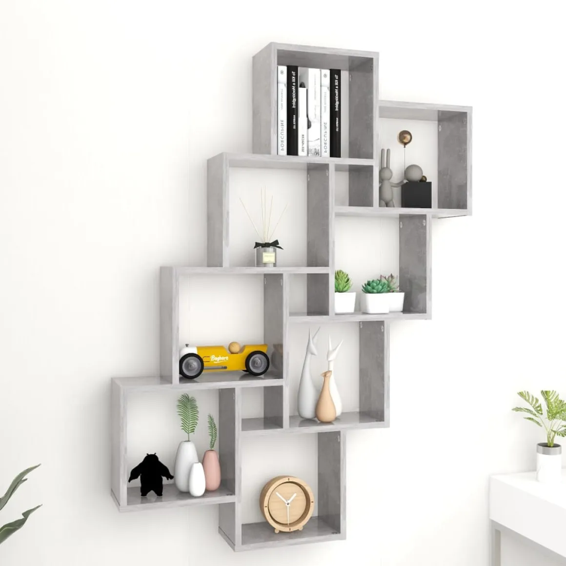 Estante de pared Hinzo 8 cubos 119x90x15 cm