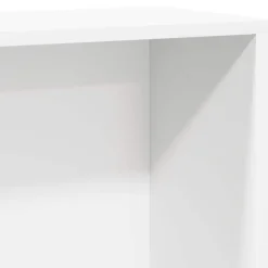 Estantería Cordel 2 compartimentos + 2 puertas blanco 120x60x24 cm