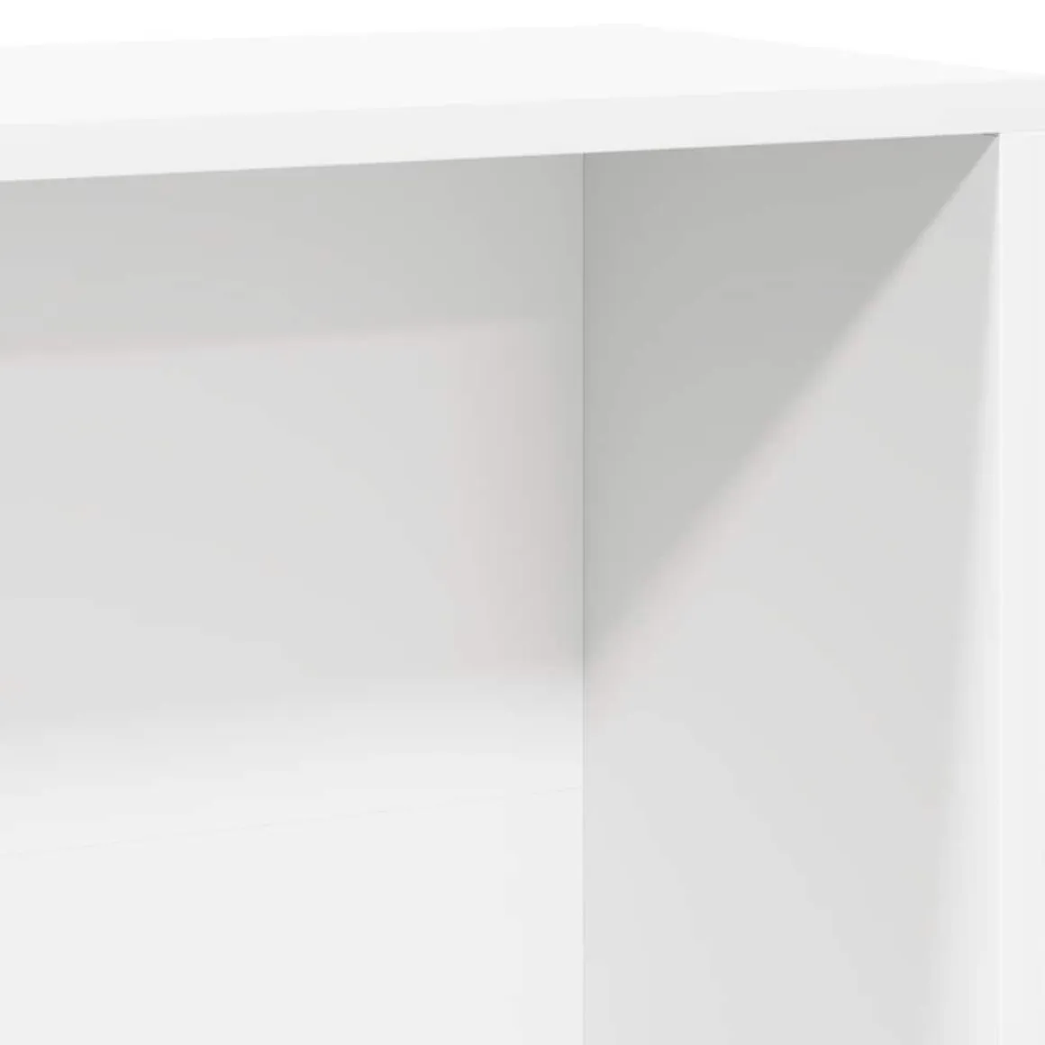 Estantería Cordel 2 compartimentos + 2 puertas blanco 120x60x24 cm