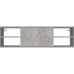 Estantería de pared Acra 1 armario + 4 estantes 29x102x30 cm