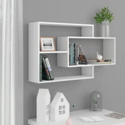 Estantería de pared Kimeko forma irregular 58,5x104x20 cm
