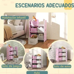 Estantería infantil Yoyó Aiyaplay 6 cajas +3A 60x43x30 cm