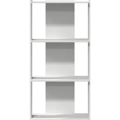 Estantería Kiwi 3 niveles blanco 120x60x30 cm