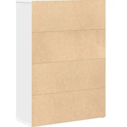 Estantería Lito 1 compartimento + 2 puertas blanco 85x60x24 cm