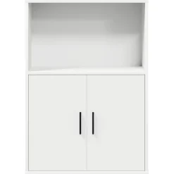 Estantería Lito 1 compartimento + 2 puertas blanco 85x60x24 cm