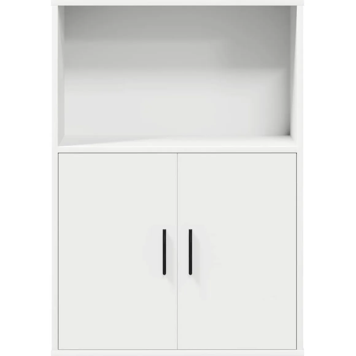 Estantería Lito 1 compartimento + 2 puertas blanco 85x60x24 cm