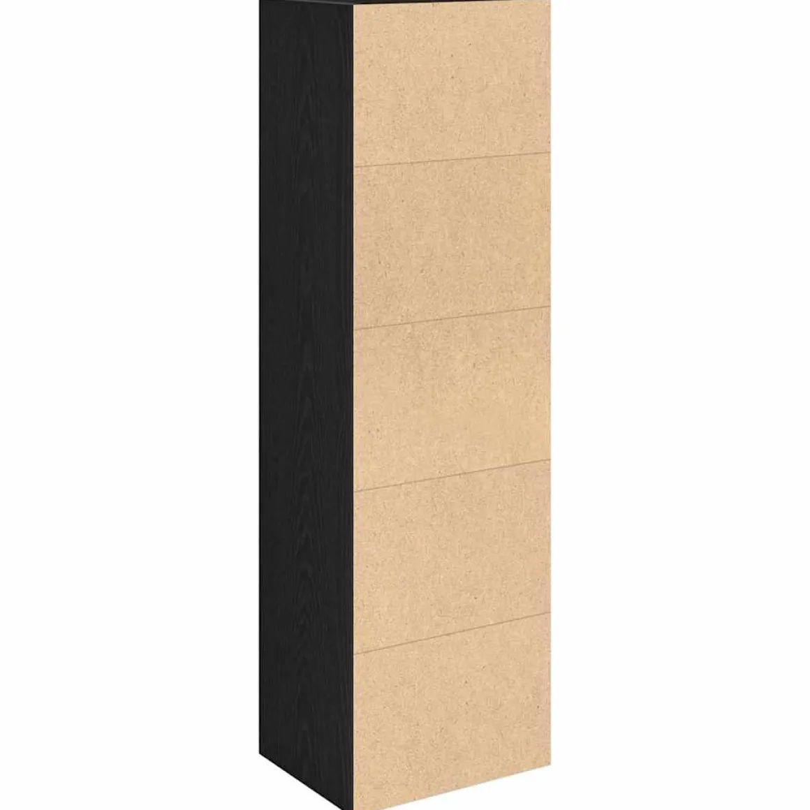 Estantería Lizza 3 compartimentos + armario 102x31x24 cm