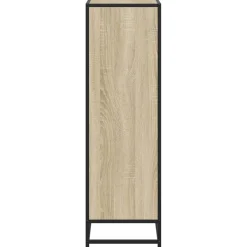 Estantería Nápoles 6 compartimentos roble 107,5x65,5x33 cm