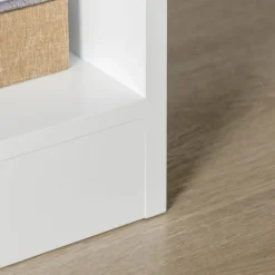 Estantería Ruiseñor Homcom 9 compartimentos + 1 cajón blanco 158x60x26 cm