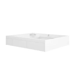 Estructura de cama Alice con 4 cajones blanco 36,7x160x196,4 cm