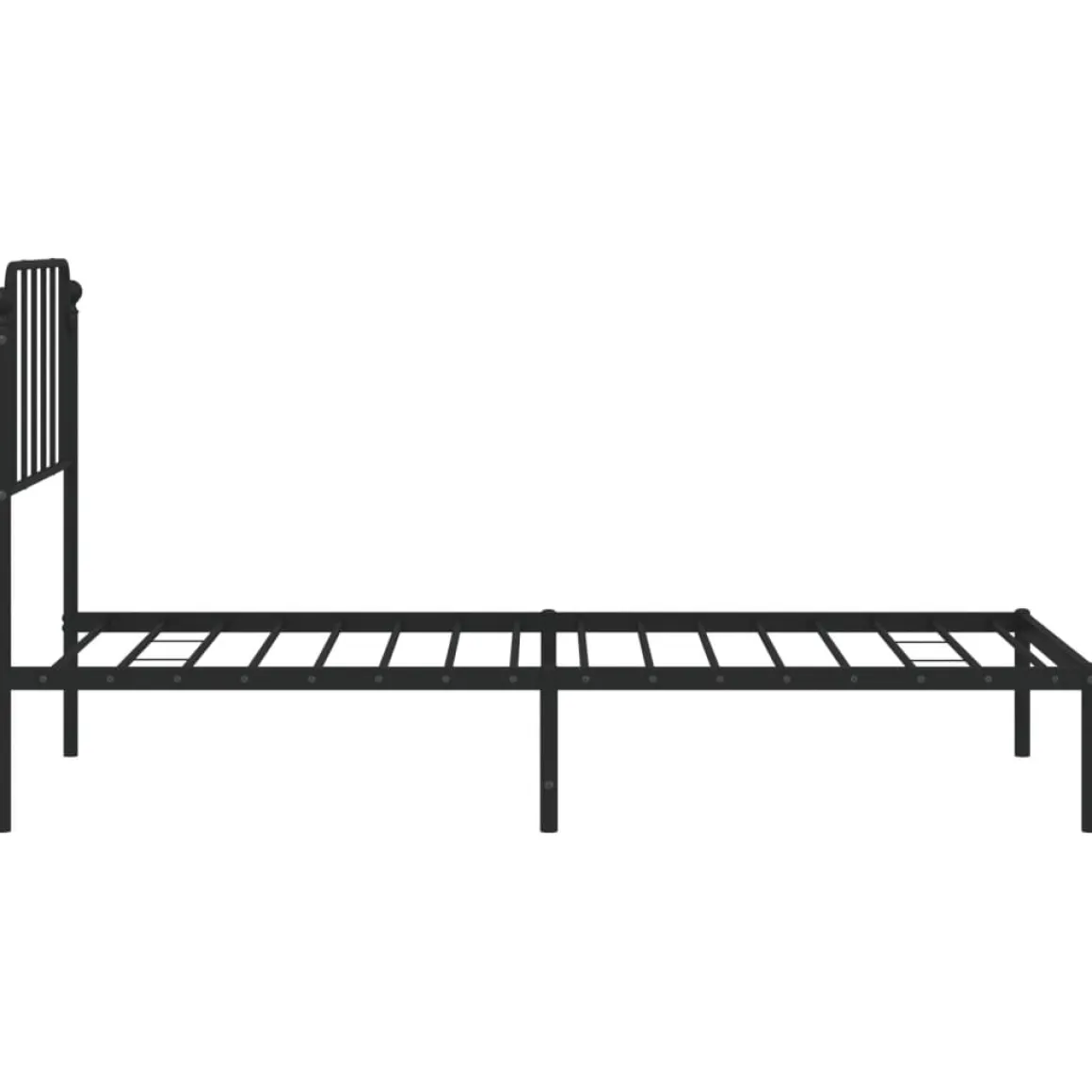 Estructura de cama Bear con cabecero metal negro
