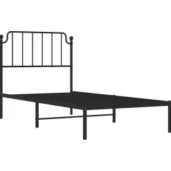 Estructura de cama Bear con cabecero metal negro