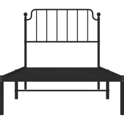 Estructura de cama Bear con cabecero metal negro