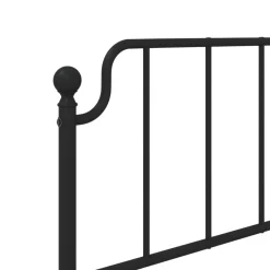 Estructura de cama Bear con cabecero metal negro