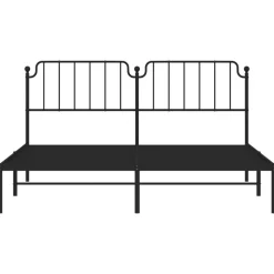 Estructura de cama Bear con cabecero metal negro