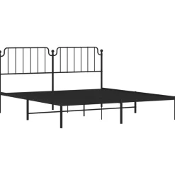 Estructura de cama Bear con cabecero metal negro