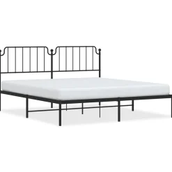 Estructura de cama Bear con cabecero metal negro