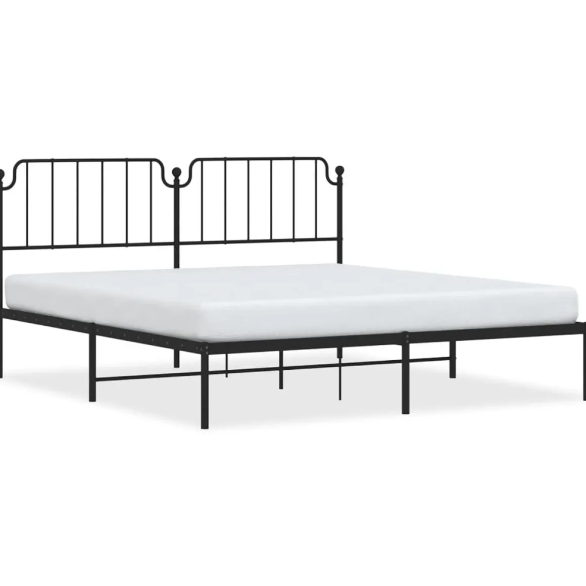 Estructura de cama Bear con cabecero metal negro