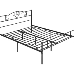 Estructura de cama Celine Homcom negro 106x158x211 cm