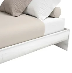 Estructura de cama con somier albo 35,5x159x195,8 cm