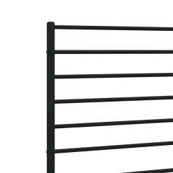 Estructura de cama Industrial con cabecero negro acero