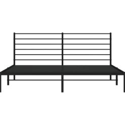 Estructura de cama Industrial con cabecero negro acero