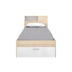 Estructura de cama Lanka con cabecero 95x217x97 cm