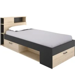Estructura de cama Lanka con cabecero 95x217x97 cm