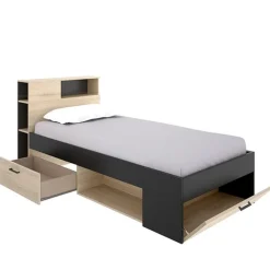 Estructura de cama Lanka con cabecero 95x217x97 cm