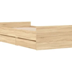 Estructura de cama Rehia 2 cajones + somier 50x93x193 cm