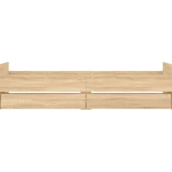 Estructura de cama Rehia 2 cajones + somier 50x93x193 cm