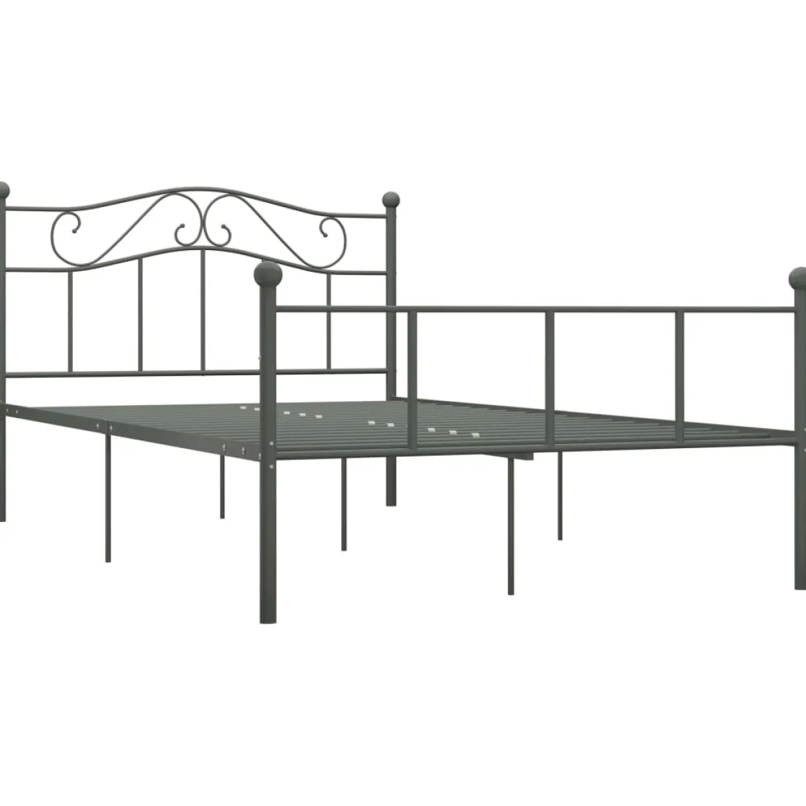 Estructura de cama River metal 95 cm