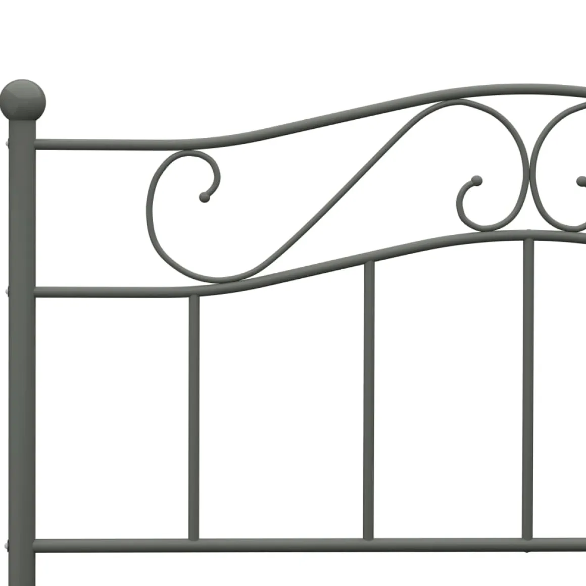 Estructura de cama River metal 95 cm