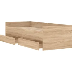 Estructura de cama Solmar 2 cajones + somier 50x93x193 cm