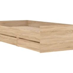Estructura de cama Vita con 2 cajones + panel trasero 50 cm