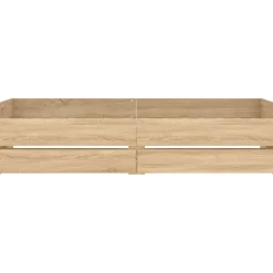 Estructura de cama Vita con 2 cajones + panel trasero 50 cm
