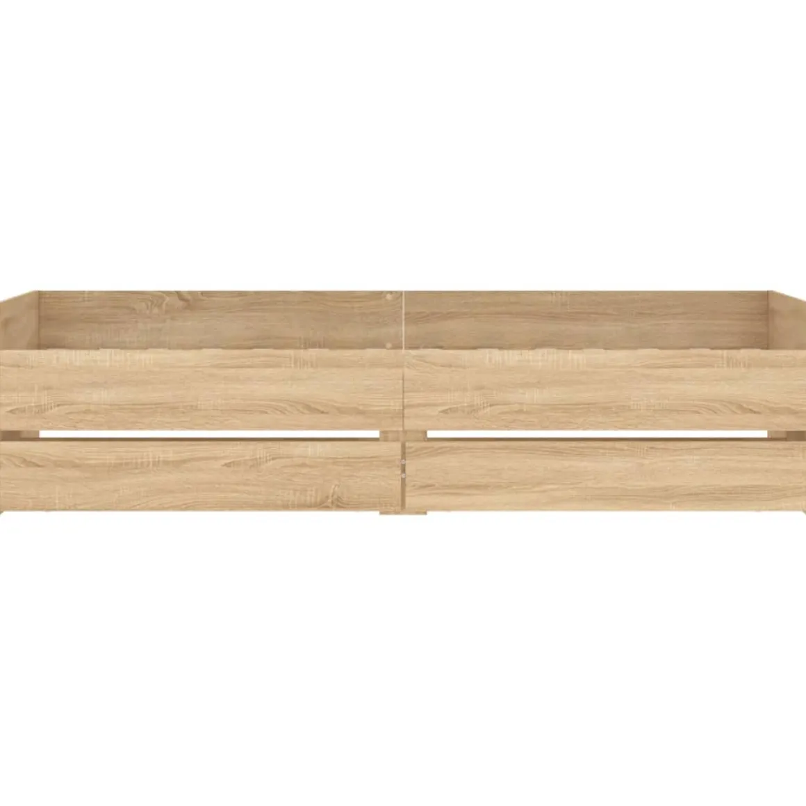 Estructura de cama Vita con 2 cajones + panel trasero 50 cm