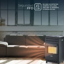 Estufa de gas Svan SVCA34CAT 4200W infrarrojos A negro 79,5x43x36 cm