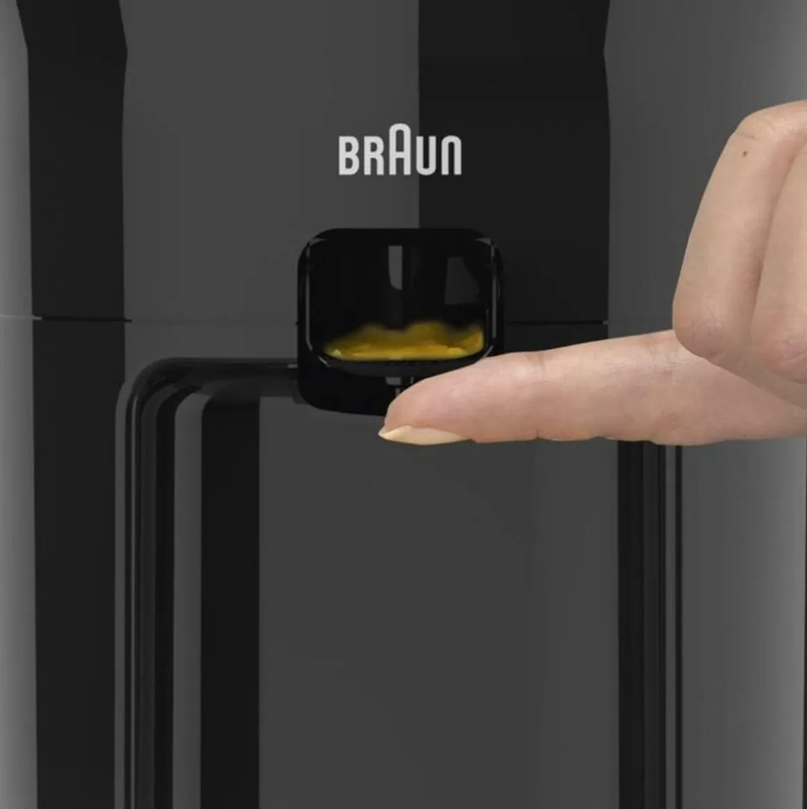 Exprimidor eléctrico Braun CJ3050BK 60W con tapa negro